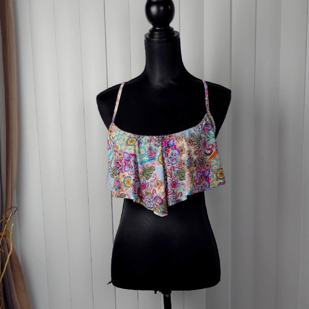 Profile Blush Multicolor Women's Bikini Top.
